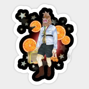 Werewolf strut Sticker